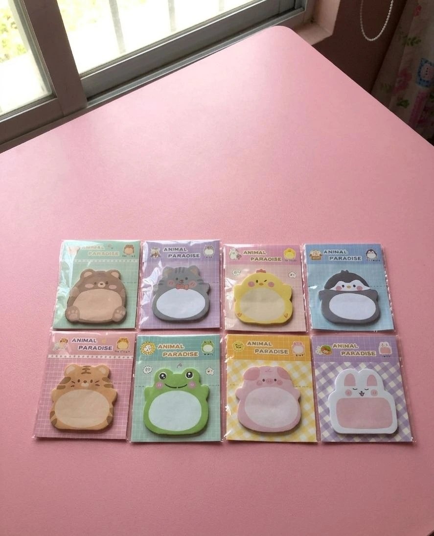 Kawai Animal Sticky Notes Kawai-Animal-Sticky-Notes