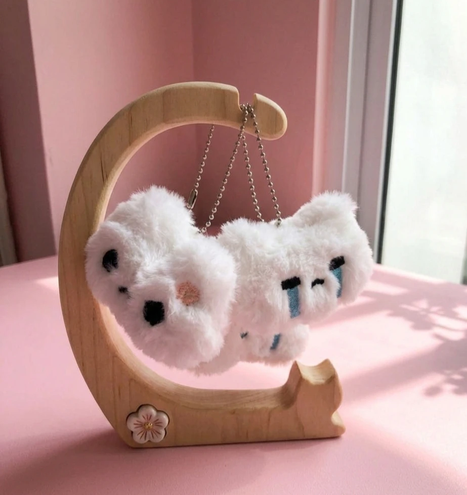 fur plush keychain fur-plush-keychain